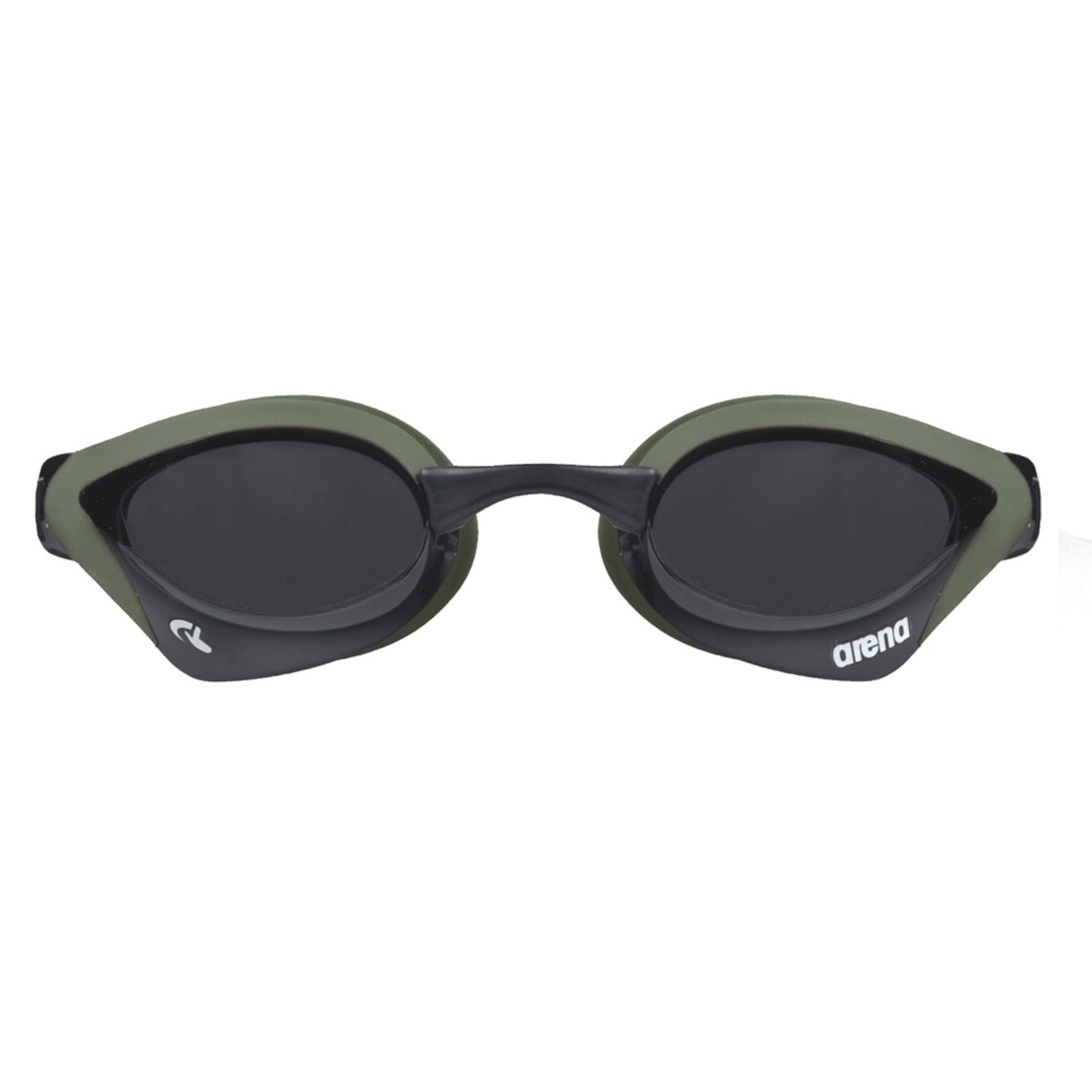 Arena Cobra Core Swipe Racing Smoke Army Black Men's Swimming Goggles Alternate 1