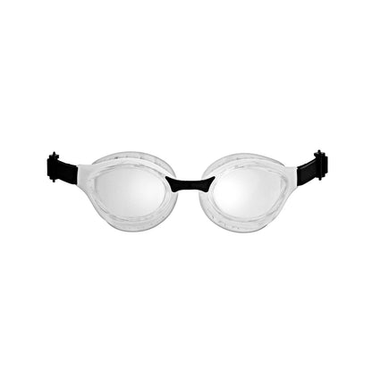 Arena Air Bold Swipe Training Clear White Black Men's Swimming Goggles Alternate 1