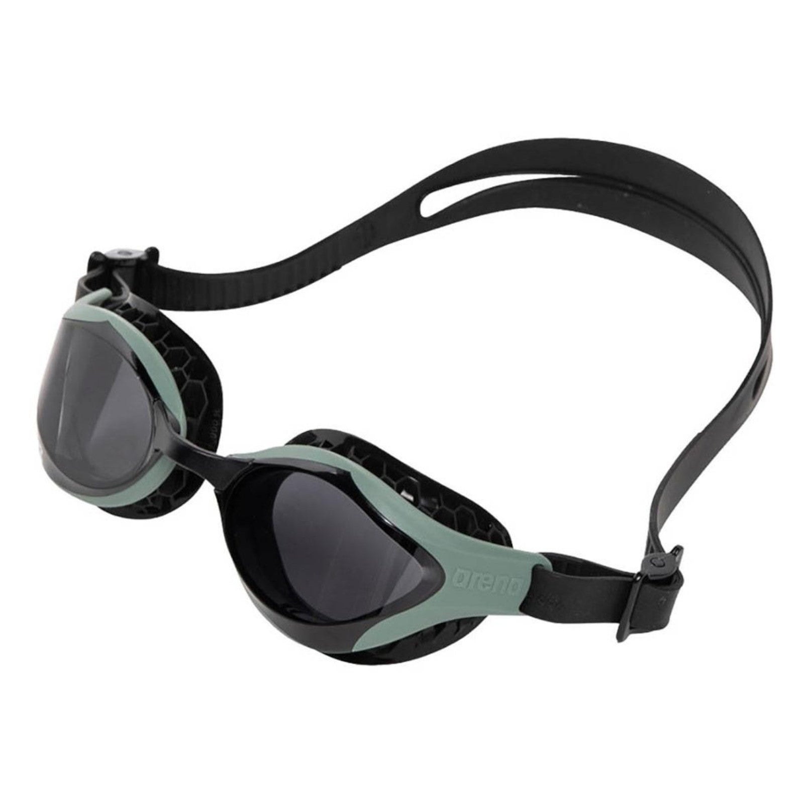 Arena Air Bold Swipe Training Smoke Dark Olive Black Men's Swimming Goggles