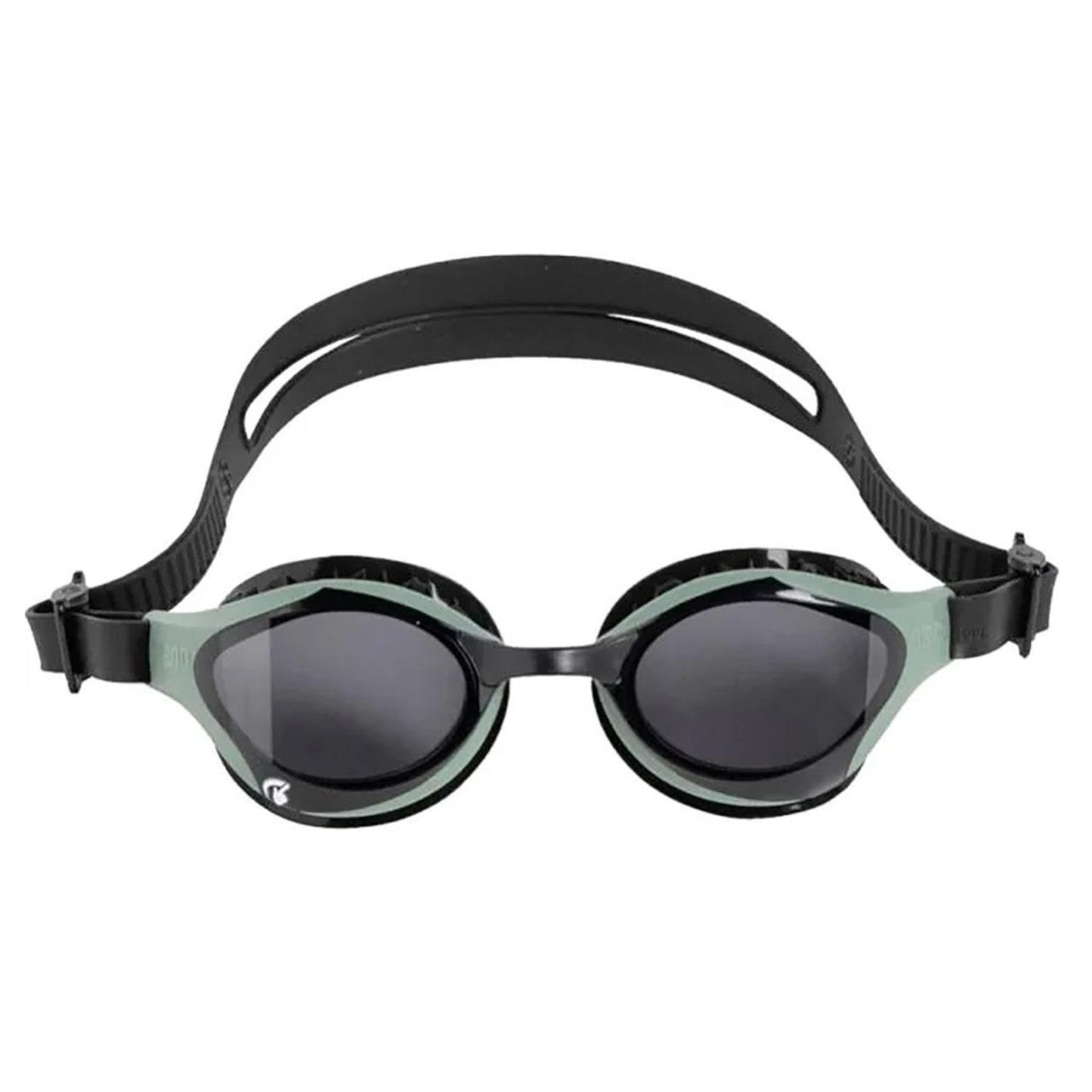 Arena Air Bold Swipe Training Smoke Dark Olive Black Men's Swimming Goggles Alternate 1