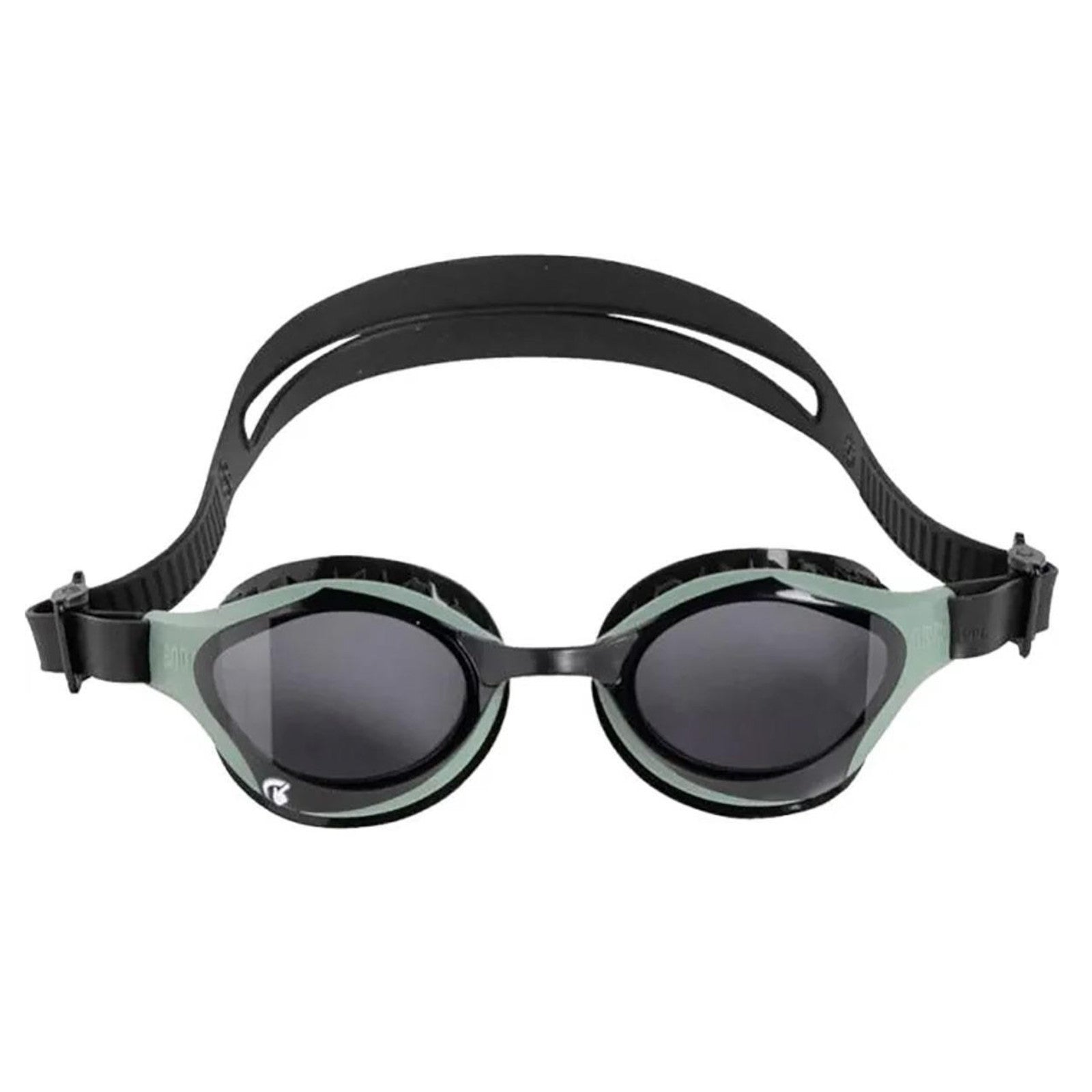 Arena Air Bold Swipe Training Smoke Dark Olive Black Men's Swimming Goggles Alternate 1
