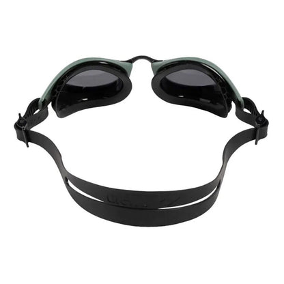 Arena Air Bold Swipe Training Smoke Dark Olive Black Men's Swimming Goggles Alternate 2