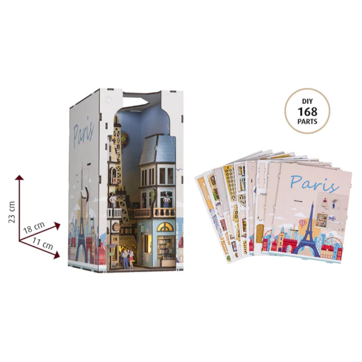 Revell Paris Tiny Adventures Book Nook 3D Puzzle 00539 Alternate 11