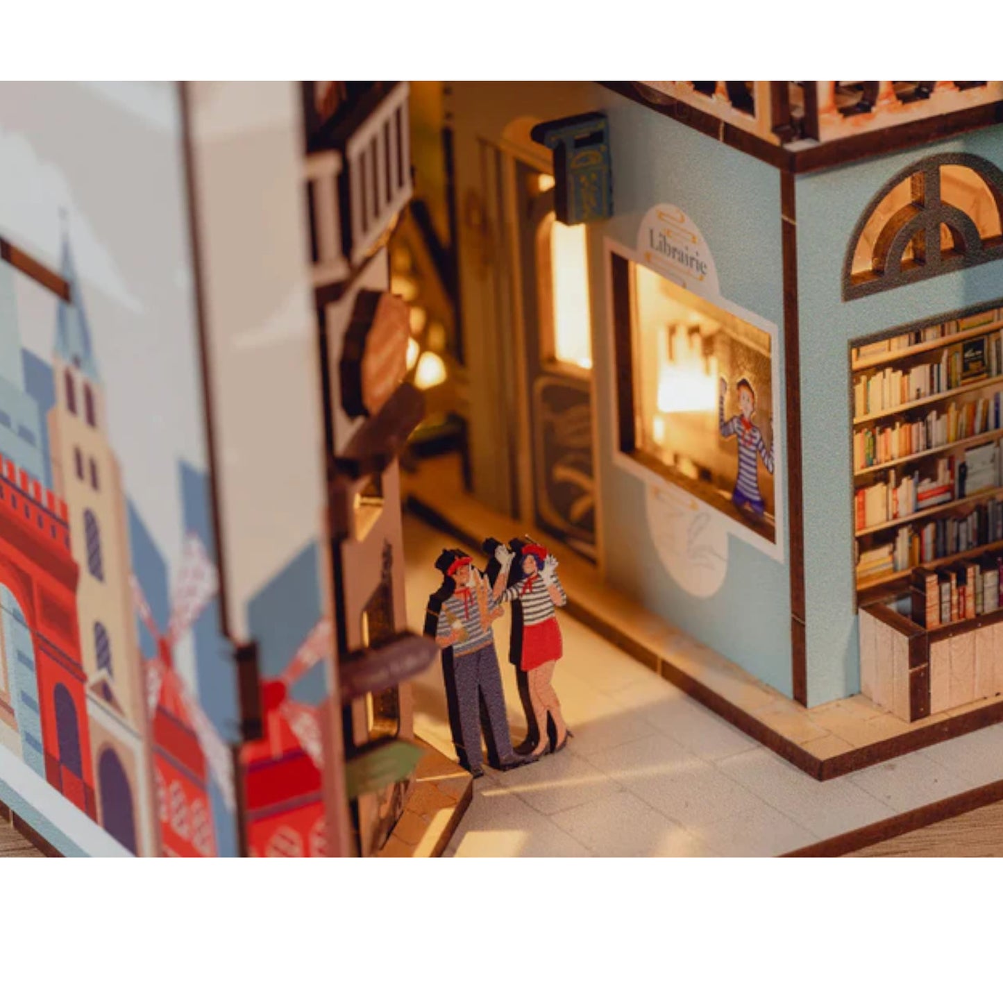 Revell Paris Tiny Adventures Book Nook 3D Puzzle 00539 Alternate 5