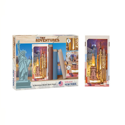 Revell New York Tiny Adventures Book Nook 00540 3D Puzzle