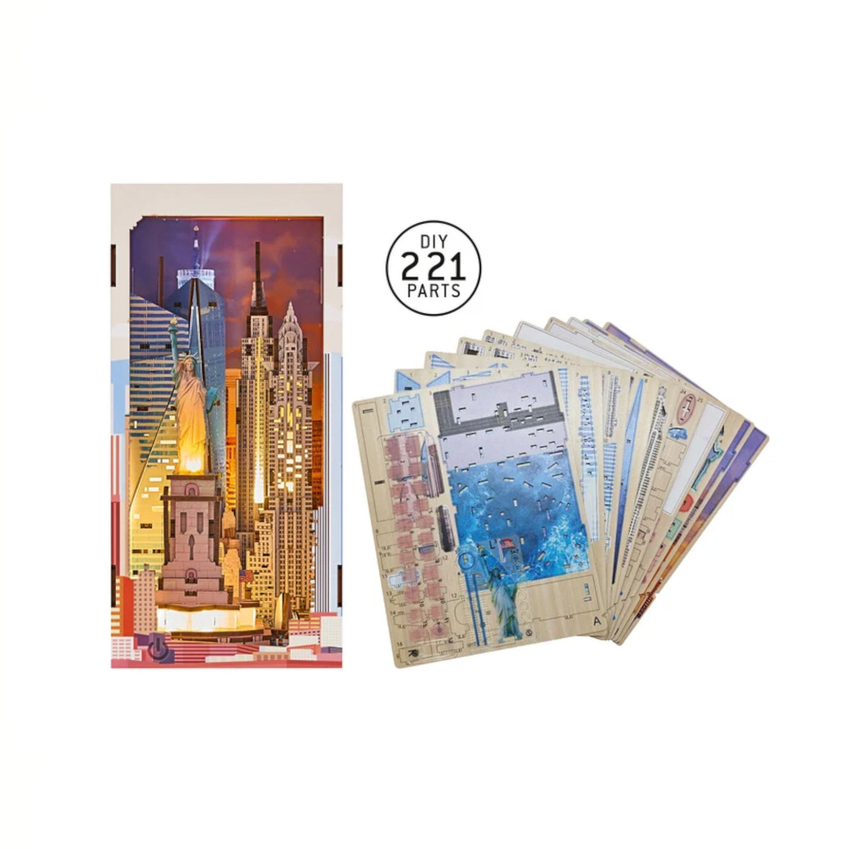 Revell New York Tiny Adventures Book Nook 00540 3D Puzzle