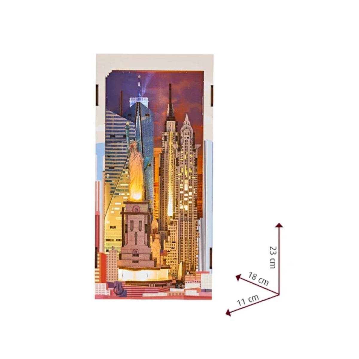 Revell New York Tiny Adventures Book Nook 00540 3D Puzzle