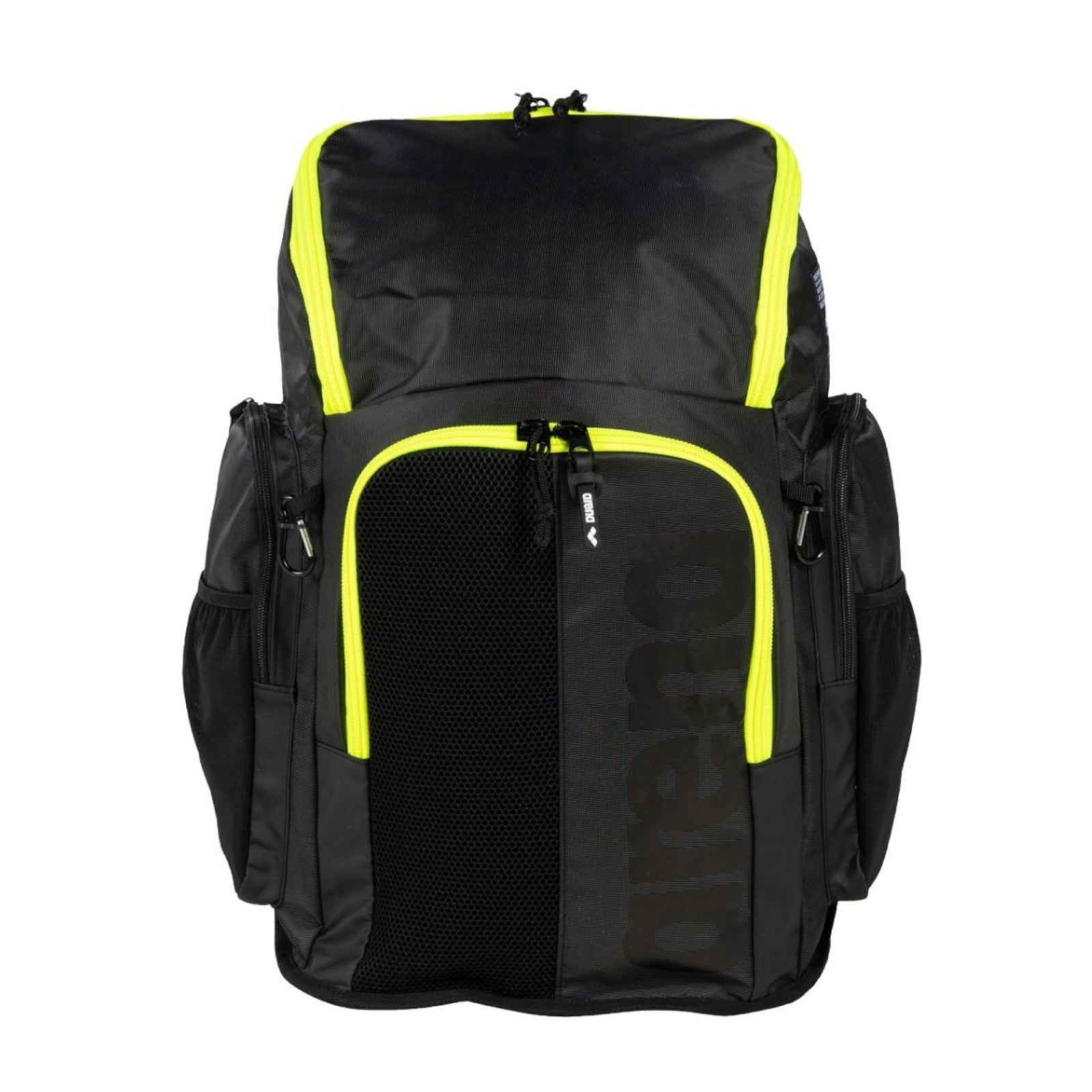 Arena Spiky III 45 Backpack Dark Smoke Neon Yellow Alternate 3