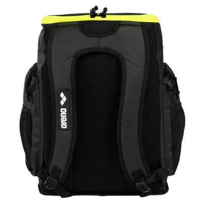 Arena Spiky III 45 Backpack Dark Smoke Neon Yellow Alternate 4