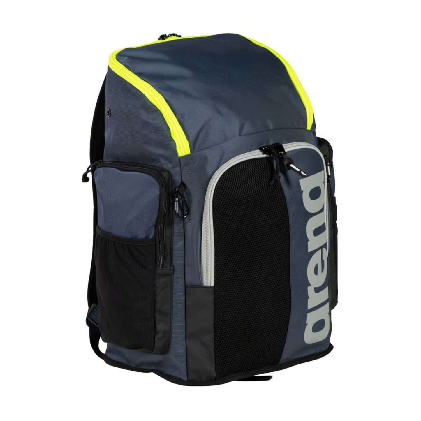 Arena Spiky III 45 Backpack Navy Neon Yellow Alternate 2