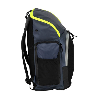 Arena Spiky III 45 Backpack Navy Neon Yellow Alternate 4