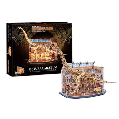 Revell Natural Museum Brachiosaurus Skeleton Tiny Adventures DIY Creative 3D Puzzle 00619