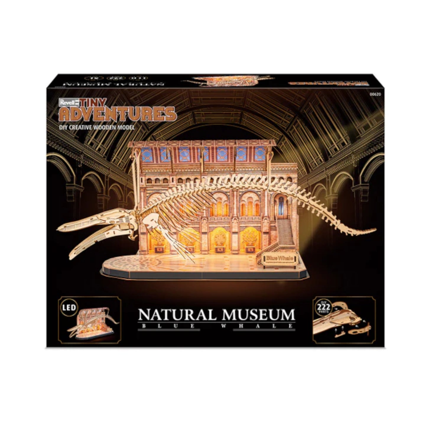 Revell Natural Museum Blue Whale Skeleton Tiny Adventures DIY Creative 3D Puzzle 00620 Alternate 2