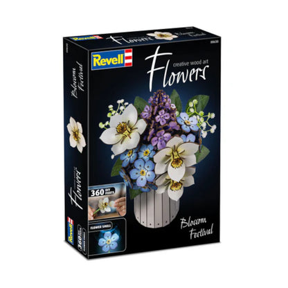 Revell Blossom Festival Flowers Creative Wood Art 3D Puzzle 00630 Alternate 3