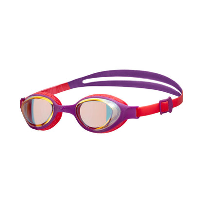 Arena Air Junior Mirror Training Yellow Copper Plum Bright Coral Kid's Swimming Goggles