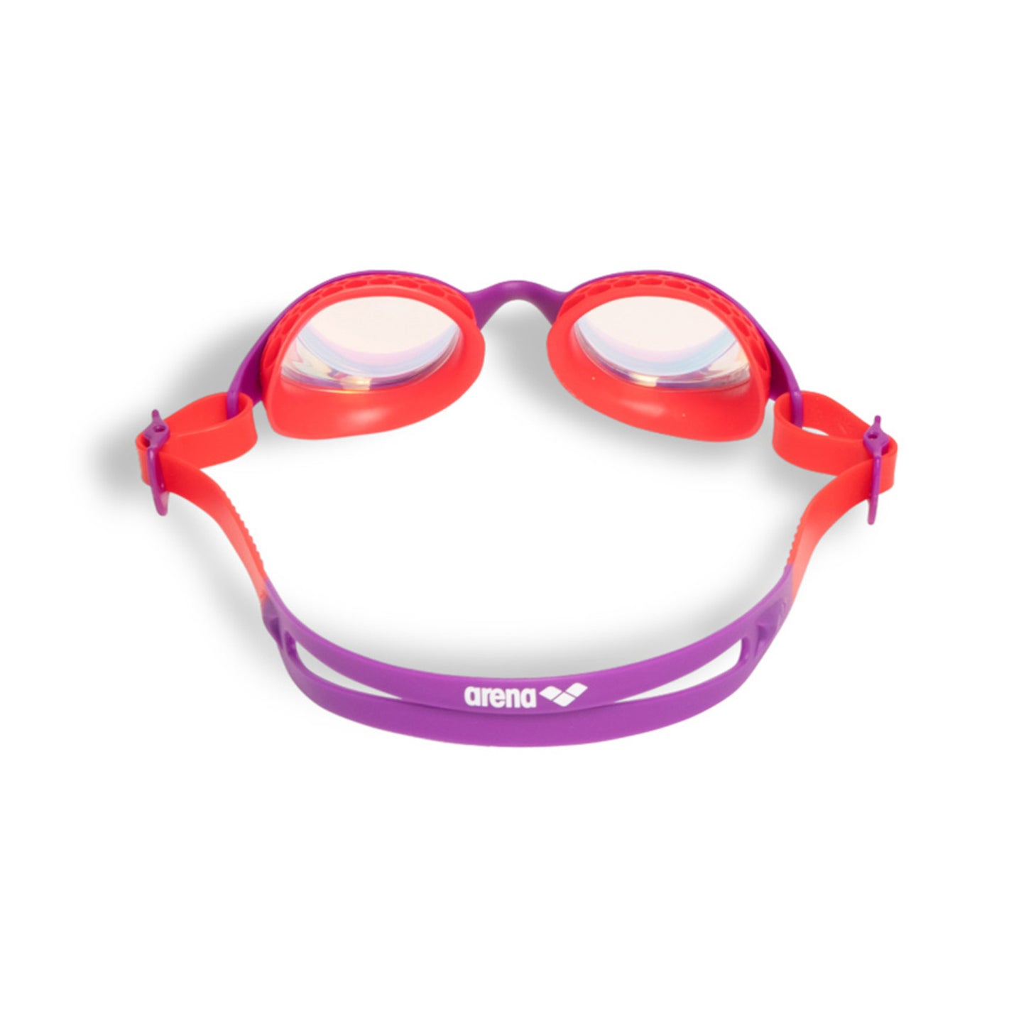 Arena Air Junior Mirror Training Yellow Copper Plum Bright Coral Kid's Swimming Goggles Alternate 1