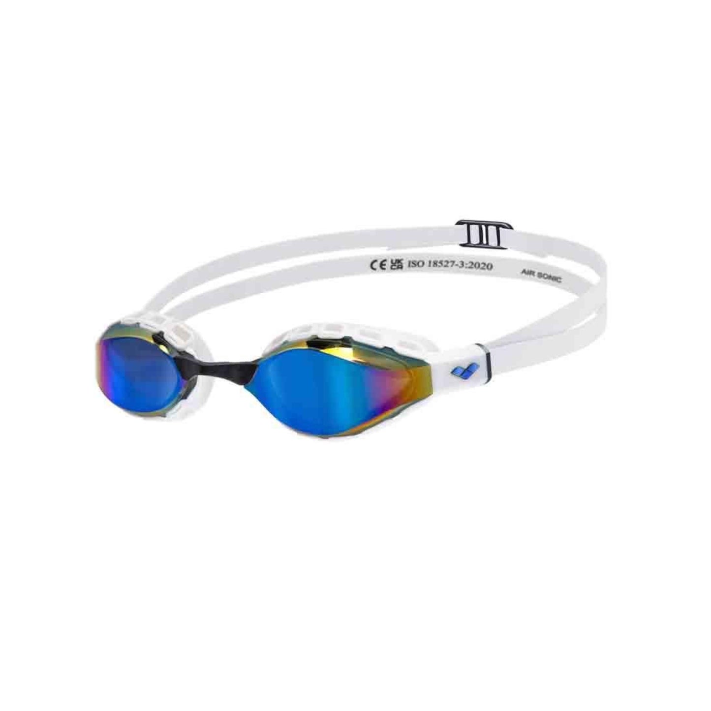 Arena Air Sonic Mirror Racing Blue White Men's Swimming Goggles