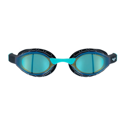 Arena Air Sonic Mirror Racing Aqua Black Men's Swimming Goggles Alternate 1