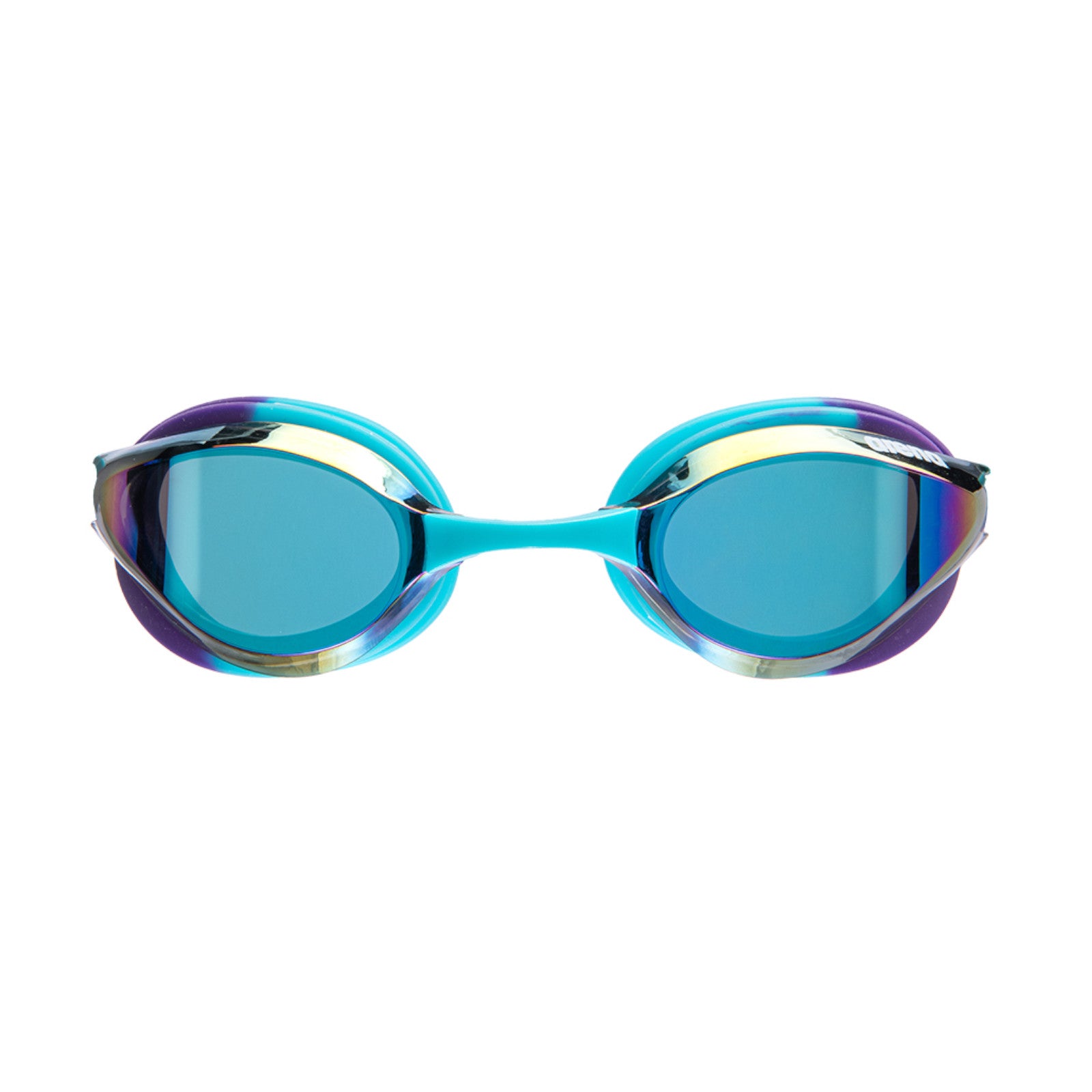 Arena Python Junior Mirror Racing Emerald Peacock Plum Kid's Swimming Goggles Alternate 1