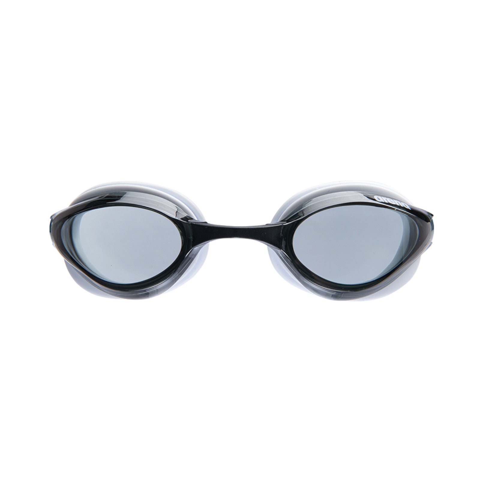 Arena Python Junior Racing Smoke Black White Kid's Swimming Goggles Alternate 1
