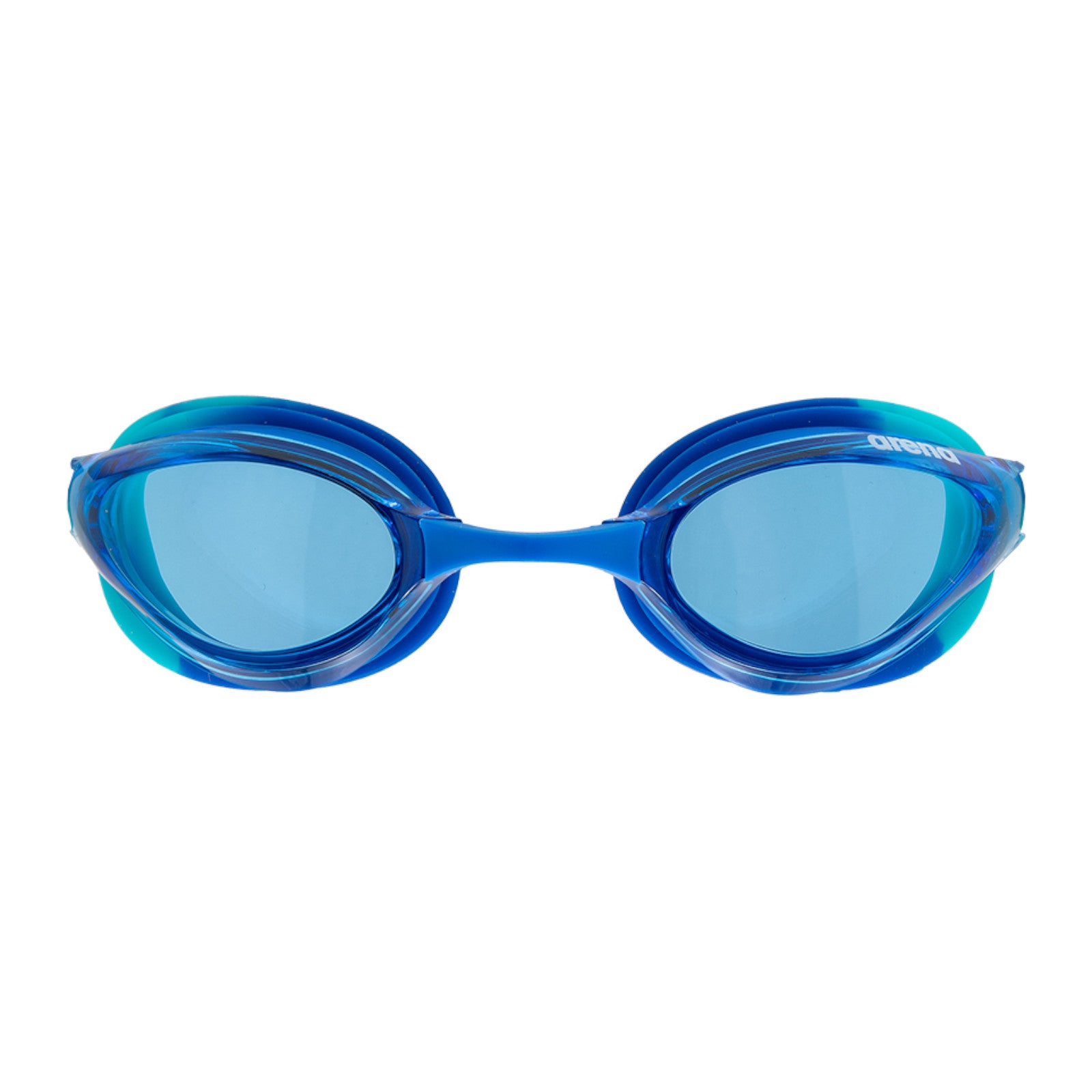 Arena Python Junior Racing Blue Blue Peacock Kid's Swimming Goggles Alternate 1