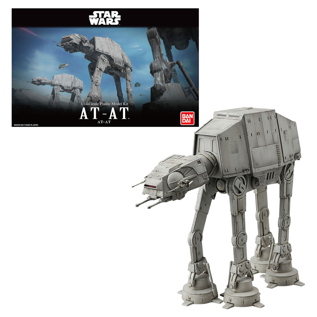 Revell Star Wars AT-AT Bandai Imperial 1:144 Spacecraft Model Kit Easy-Click 01205