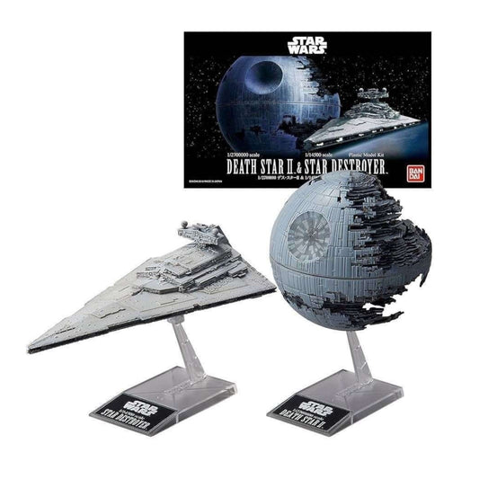 Revell Star Wars Death Star II & Imperial Star Destroyer Bandai 01207 Spacecraft Model Kit