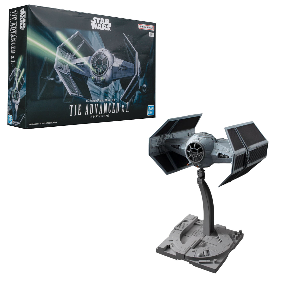 Revell Star Wars TIE Advanced Bandai Spacecraft Model Kit Easy-Click 01214