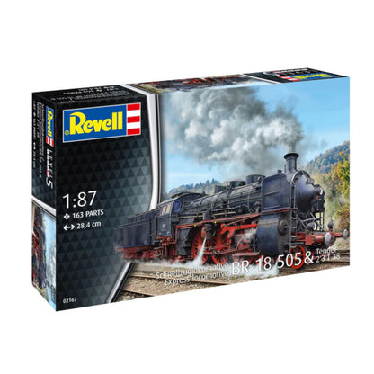 Revell Express Locomotive BR 18 505 with Tender 2'3' T38 Train Model Kit 02167