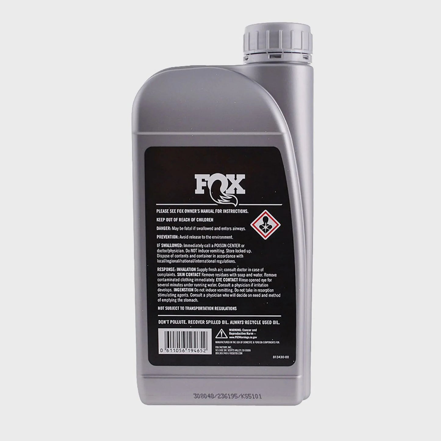 Fox Suspension Fluid 4WT - 1L Bottle Bike Suspension Spare Part Alternate 1