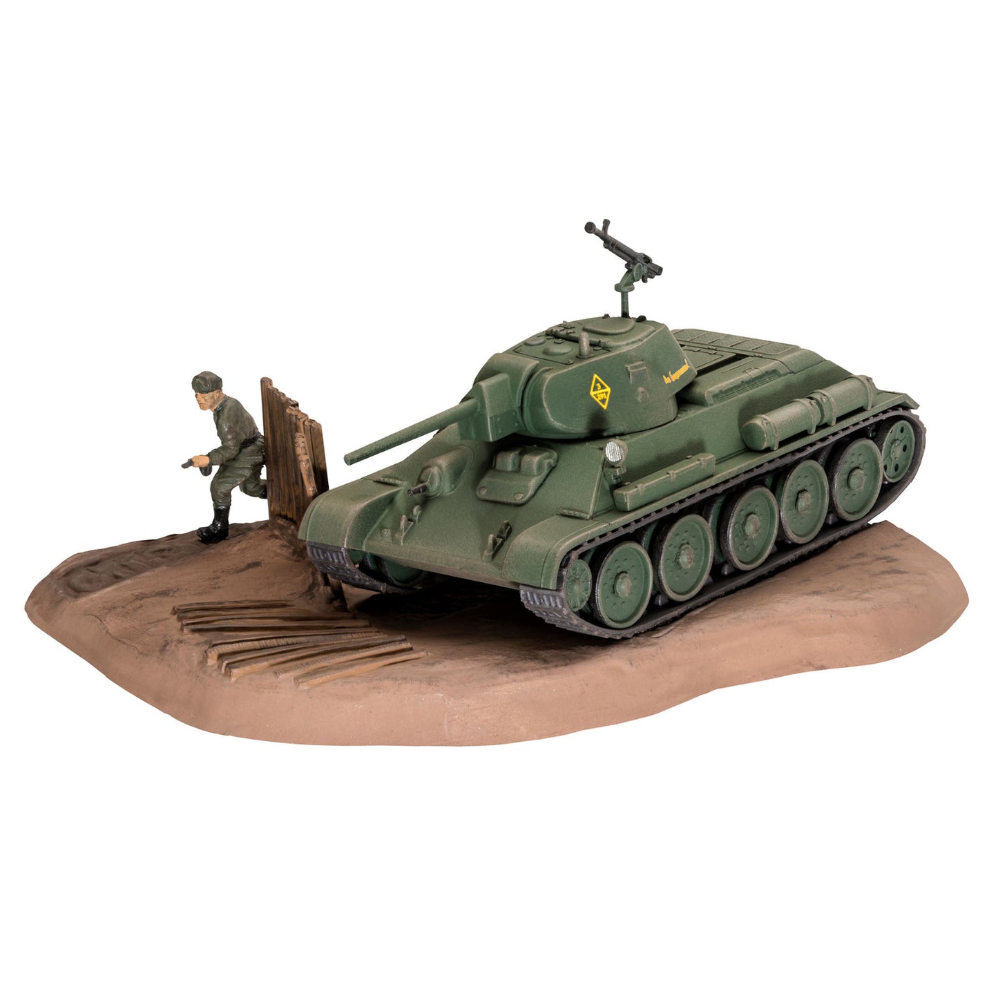 Revell T-34/76 1940 1:76 Scale Tank Model Kit Alternate 1