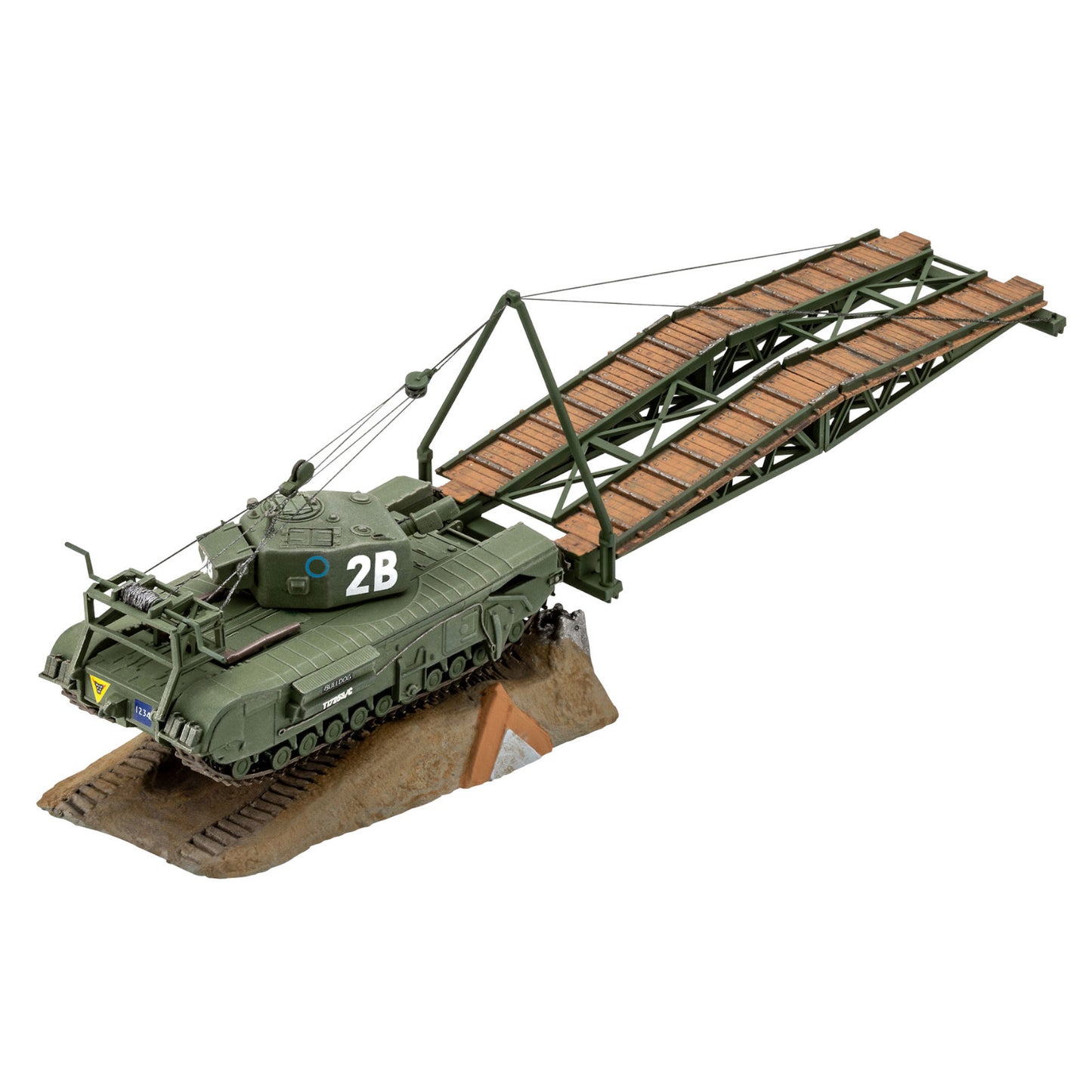 Revell Churchill A.V.R.E. Heavy Machinery Model Kit WW2 Engineer Tank Alternate 1
