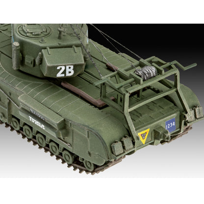 Revell Churchill A.V.R.E. Heavy Machinery Model Kit WW2 Engineer Tank Alternate 3