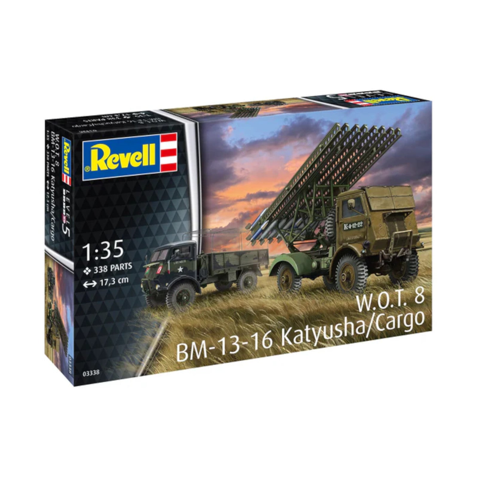 Revell W.O.T. 8 BM-13-16 Katyusha / Cargo Truck Model Kit 1:35 Soviet WW2 Rocket Launcher 03338 Alternate 10