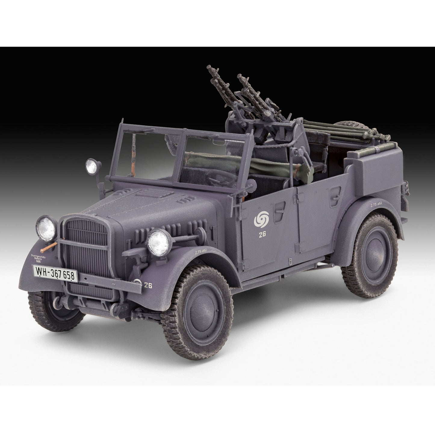 Revell le. gl. Einheits-PKW 4 Truck Model Kit German Military Alternate 10