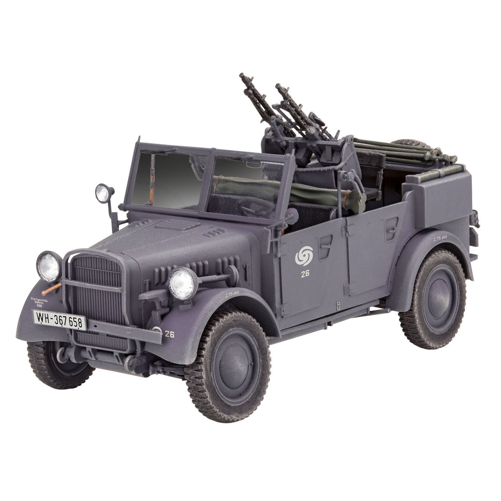 Revell le. gl. Einheits-PKW 4 Truck Model Kit German Military Alternate 1