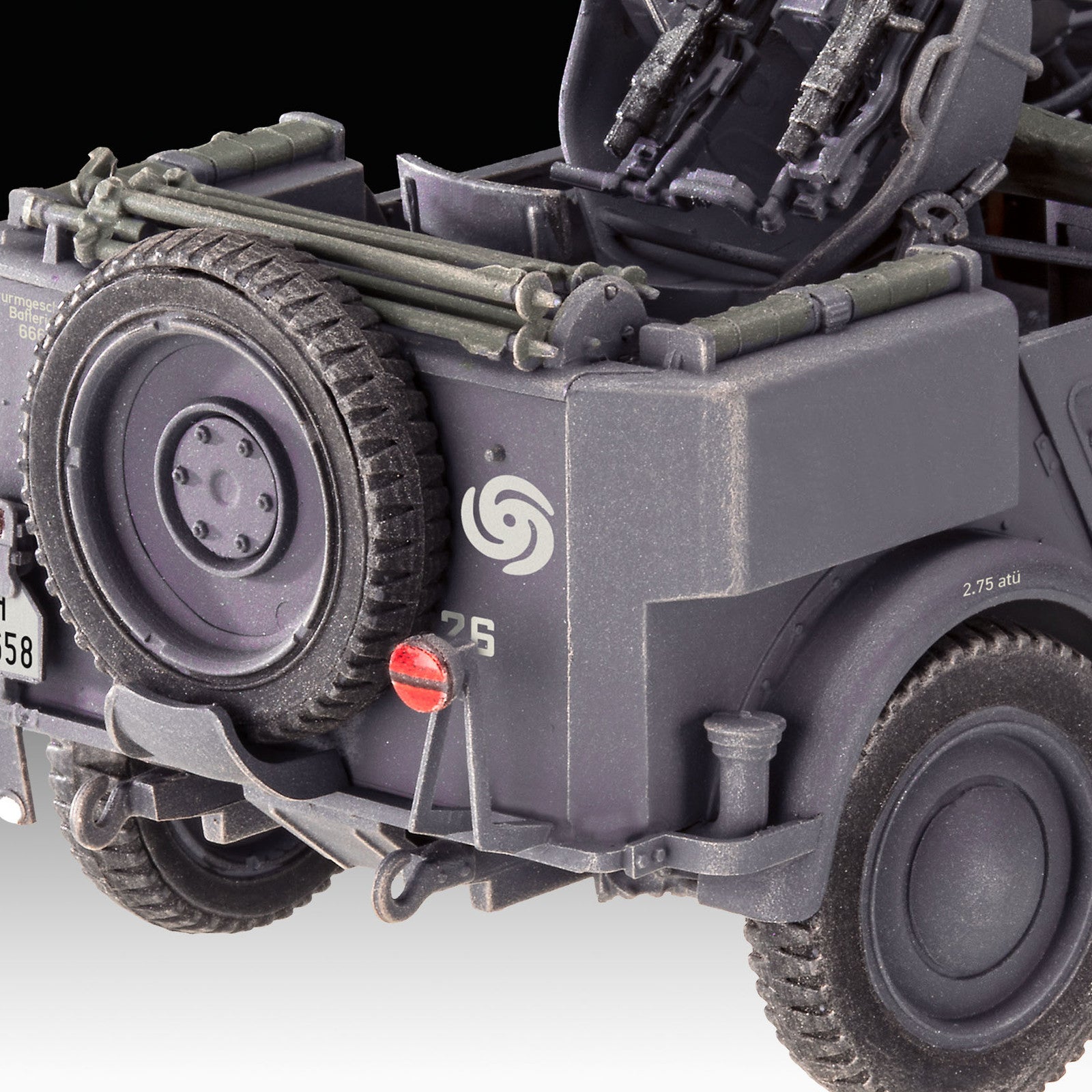 Revell le. gl. Einheits-PKW 4 Truck Model Kit German Military Alternate 4