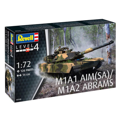 Revell M1A1 AIM(SA)/ M1A2 Abrams Tank Model Kit 1:72 American Battle Tank US Army 03346 Alternate 7