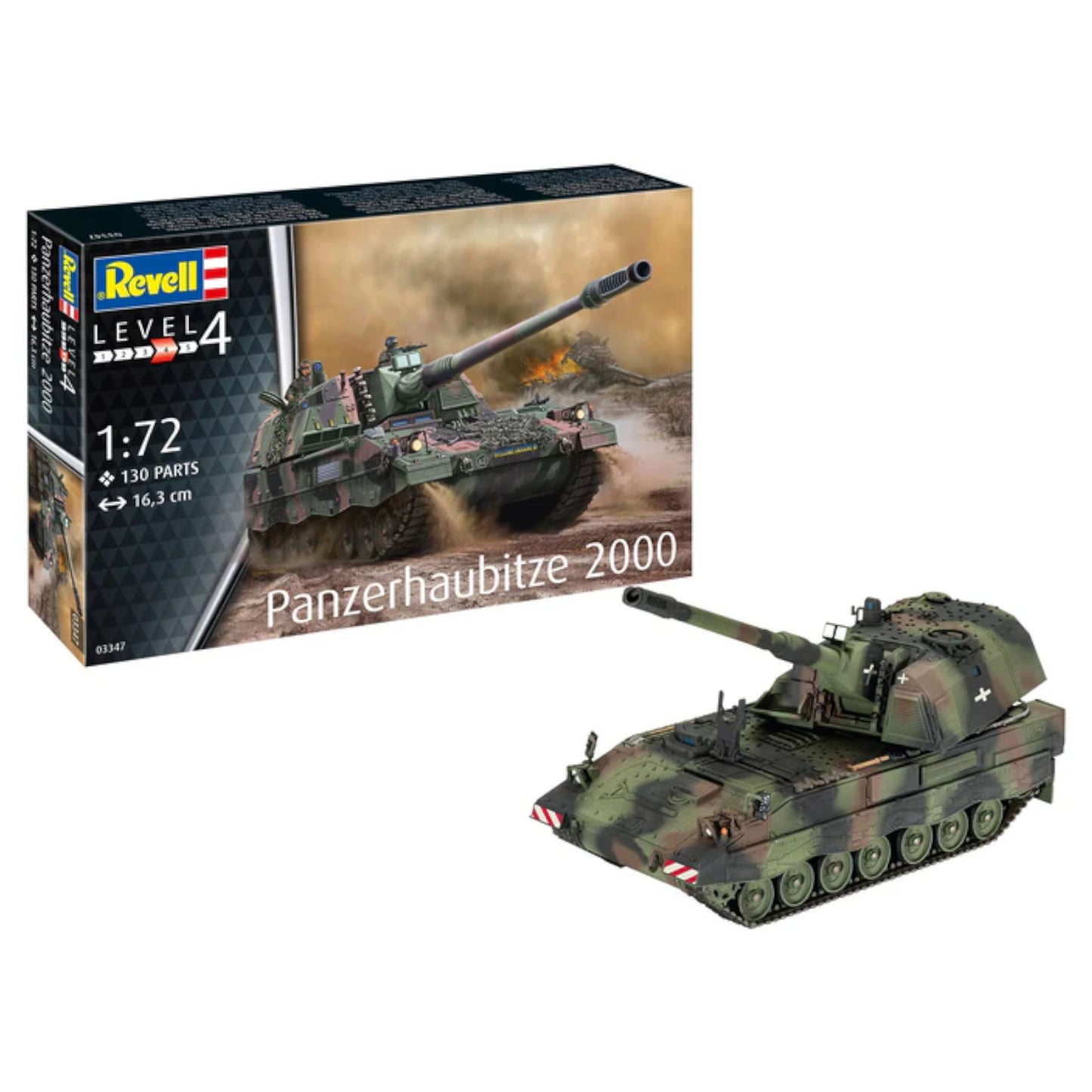 Revell Panzerhaubitze 2000 Tank Model Kit 1:72 German Bundeswehr Ukrainian 03347