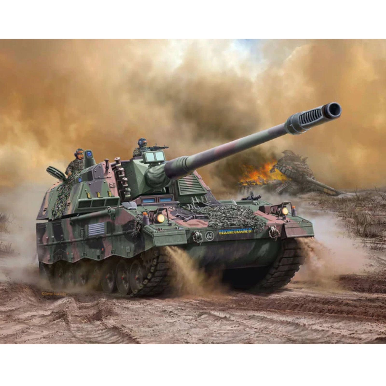 Revell Panzerhaubitze 2000 Tank Model Kit 1:72 German Bundeswehr Ukrainian 03347 Alternate 6