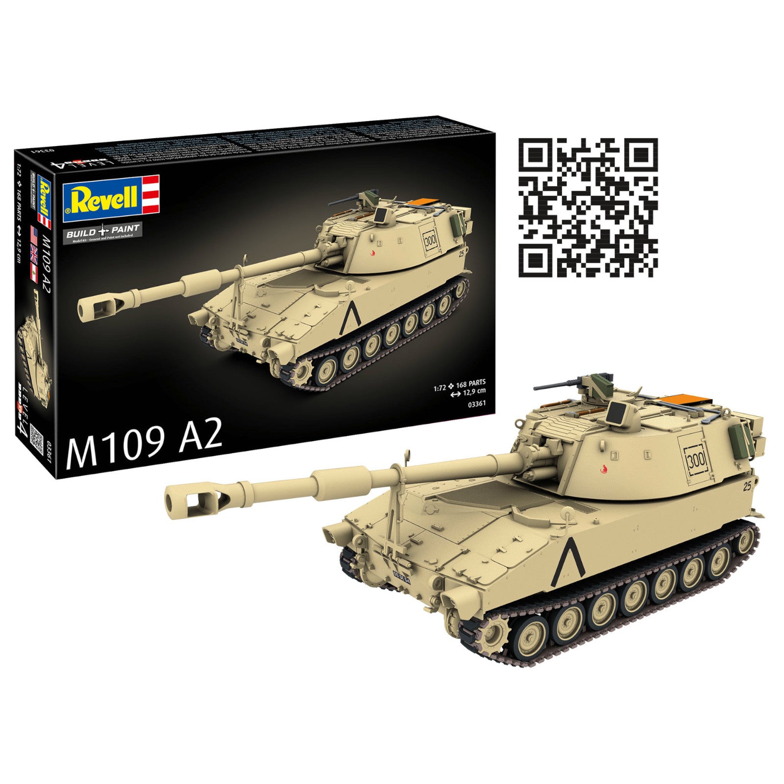 Revell M109 A2 Tank Model Kit 1:72
