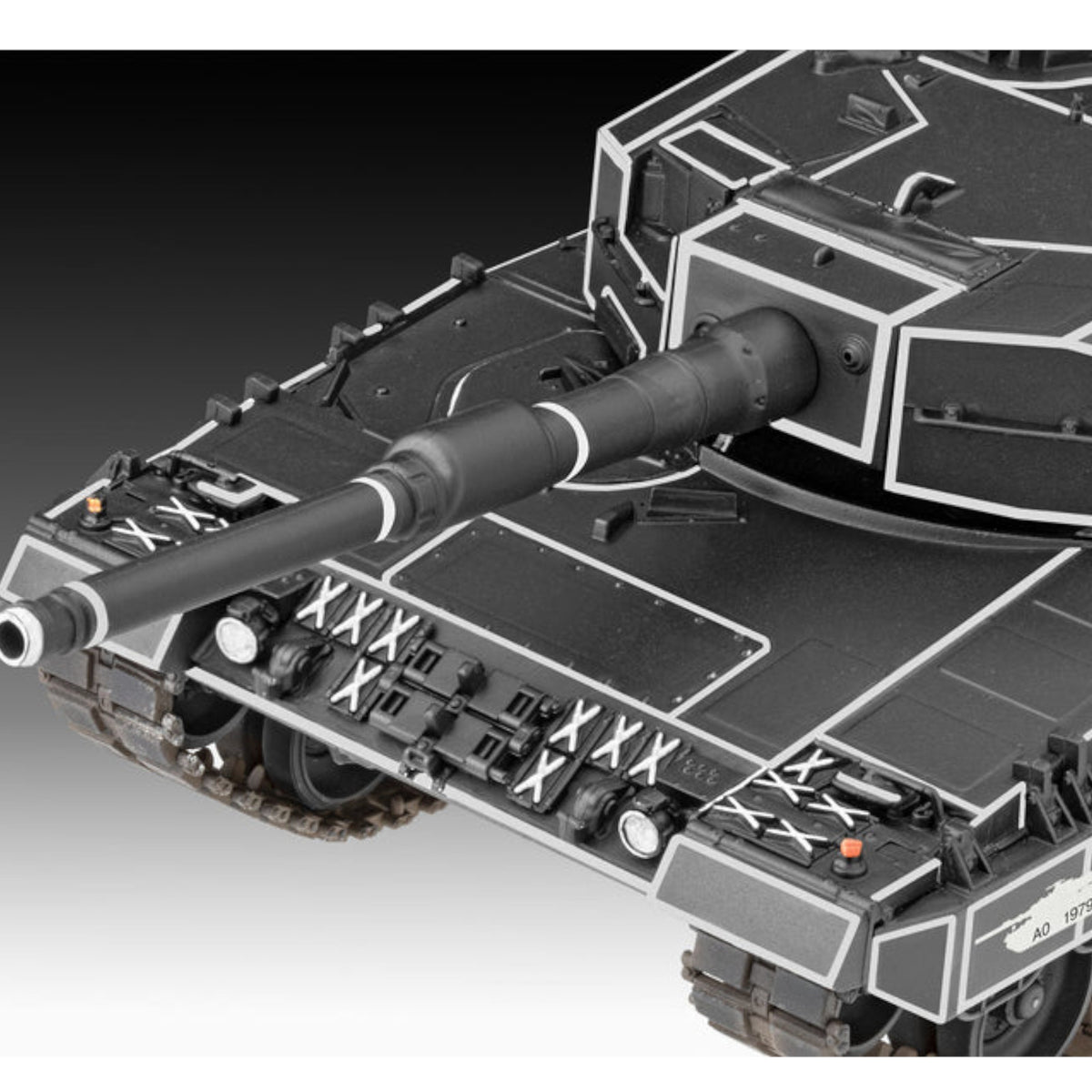 Revell Leopard 2A4 40th Anniversary Special Decoration Set Tank Model Kit 63368
