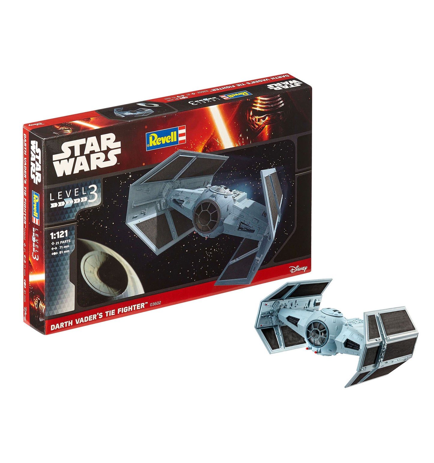 Revell Star Wars Darth Vaders TIE Fighter 1:121 Scale Spacecraft Model Kit