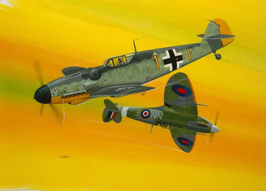 Revell Messerchmitt vs Spitfire Combat Gift Set 1:72 Scale Plane Model Kit