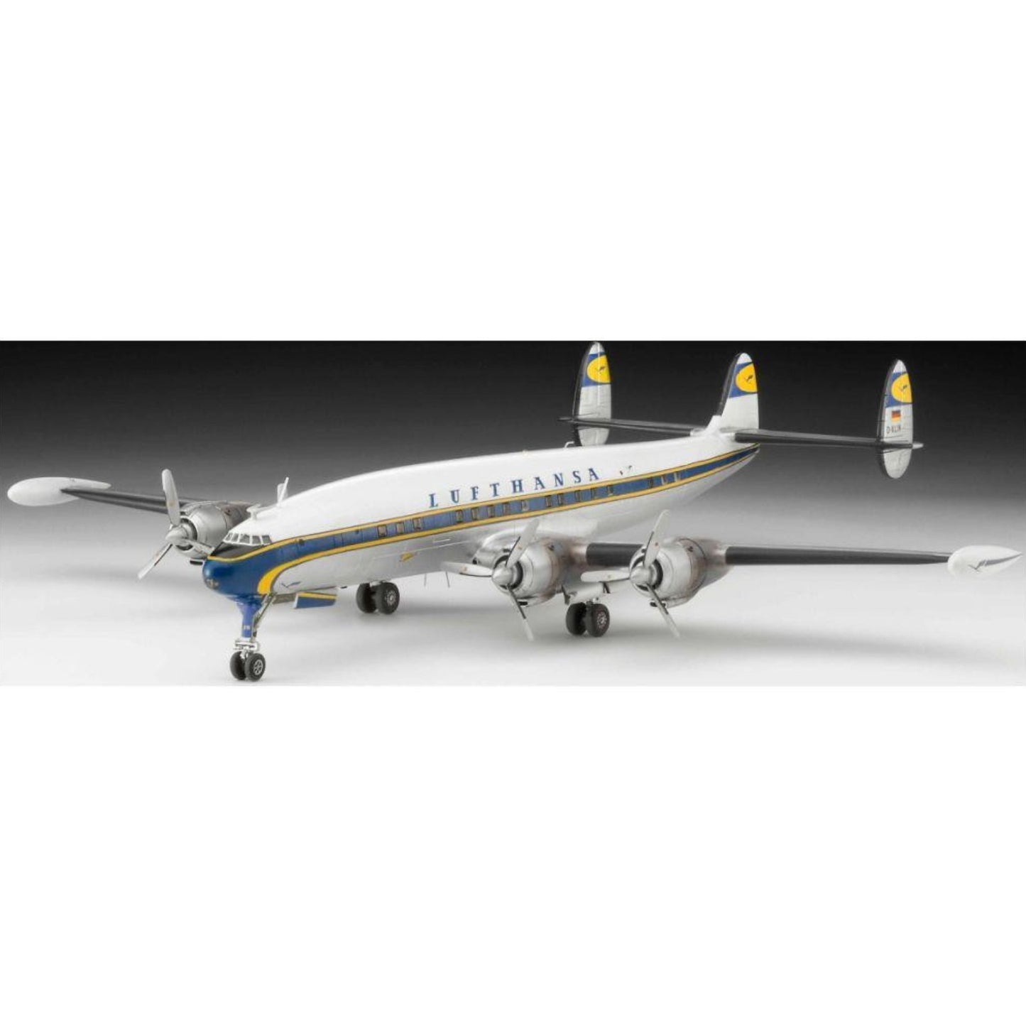 Revell Model Set Lockheed L.1049G Super Constellation Lufthansa Plane Model Kit 63745