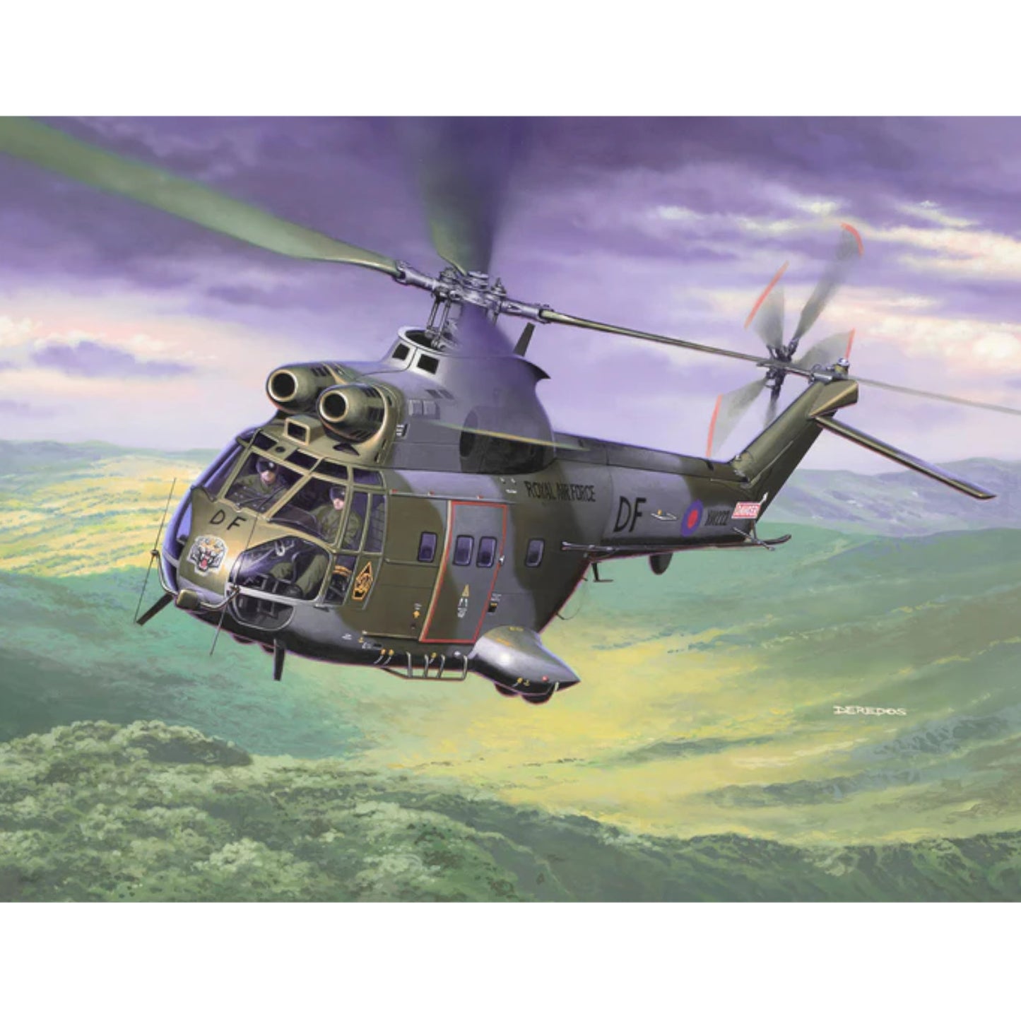 Revell Westland Puma HC.1 Helicopter Model Kit Alternate 6
