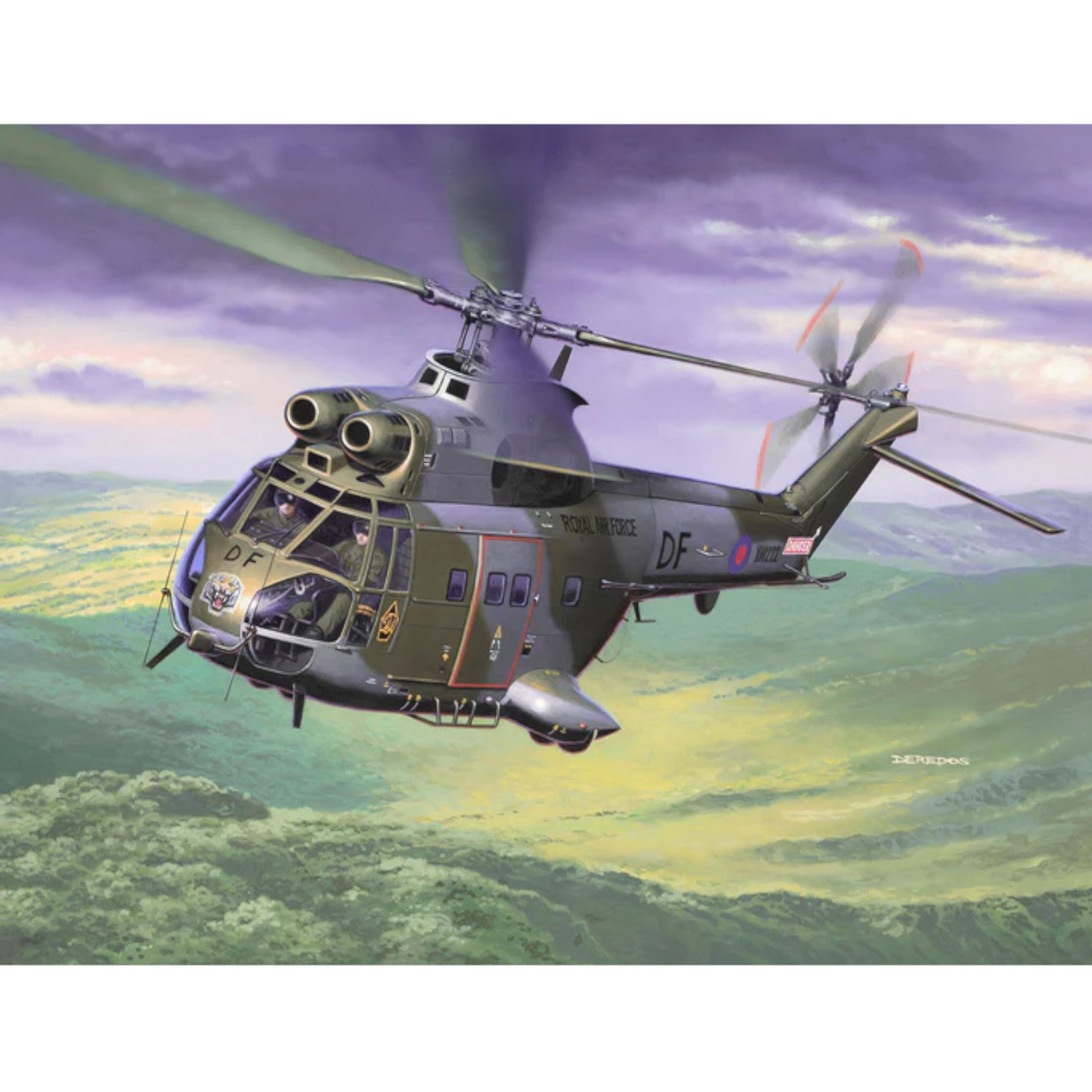 Revell Westland Puma HC.1 Helicopter Model Kit Alternate 6