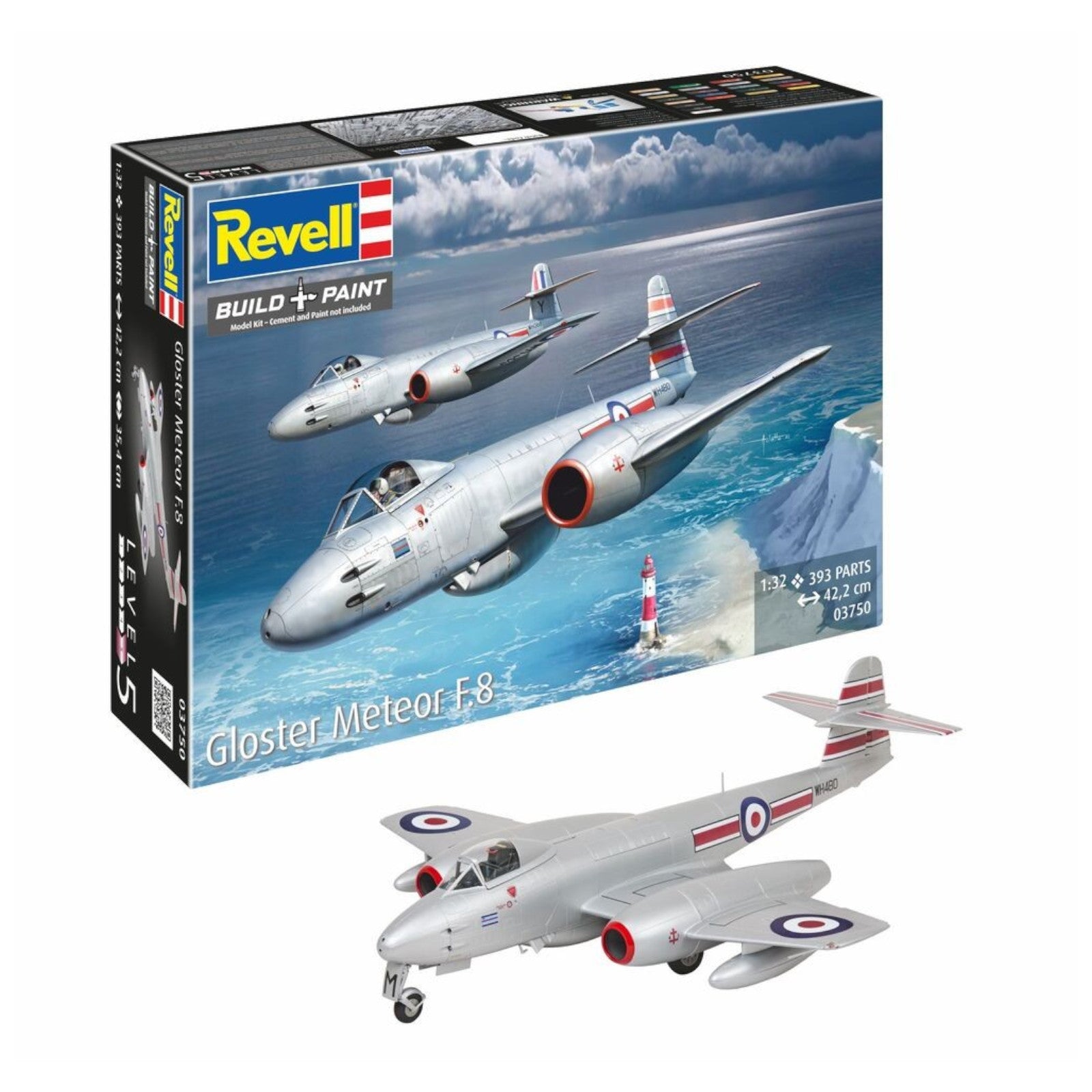 Revell Gloster Meteor F8 Plane Model Kit 03750