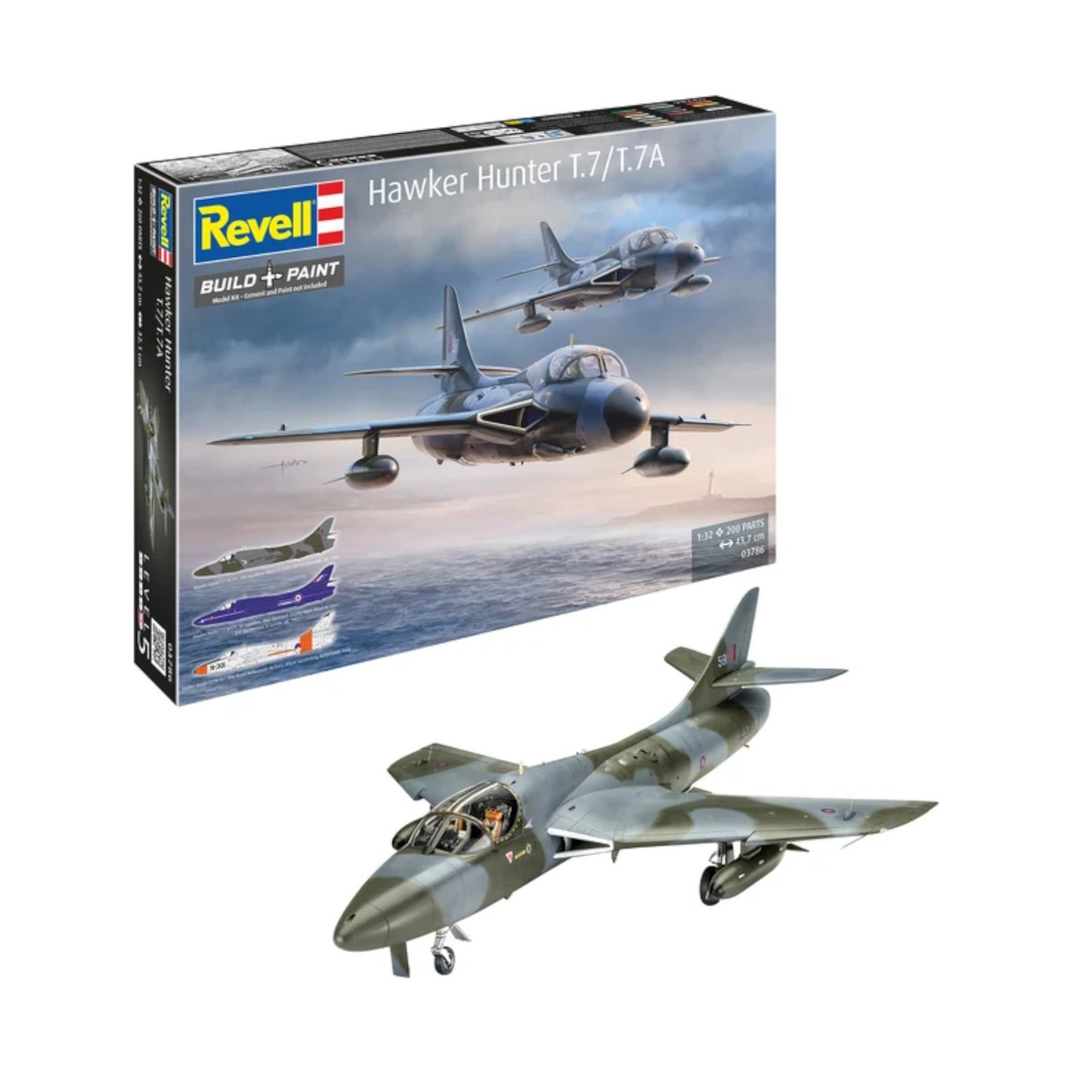 Revell Hawker Hunter T.7/T.7A Model Kit 03786