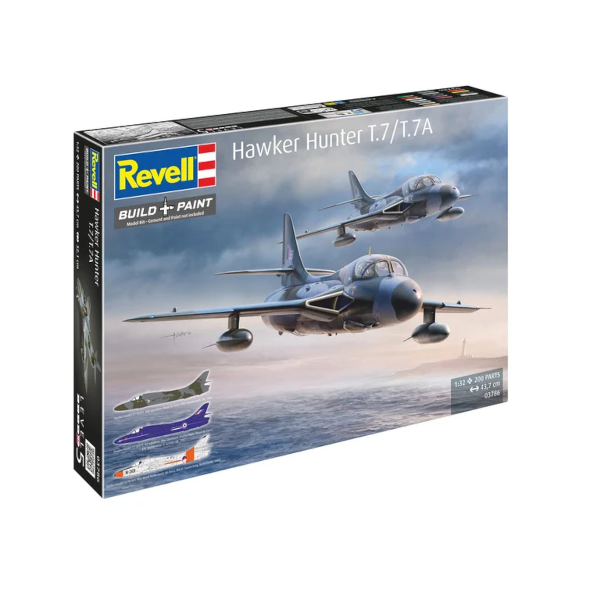 Revell Hawker Hunter T.7/T.7A Model Kit 03786